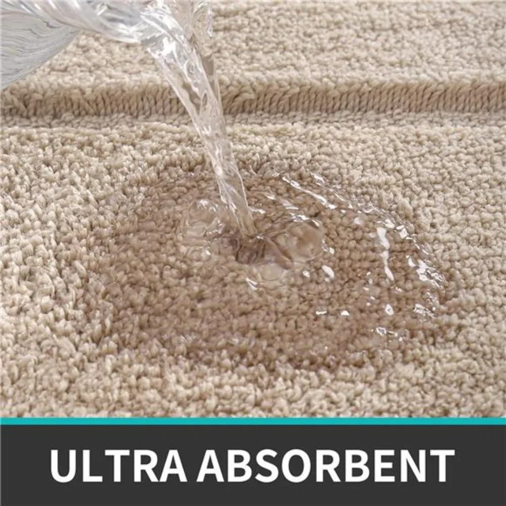Bathroom Rug Mat, Extra Soft Absorbent Premium Bath Rug, Non-Slip Comfortable